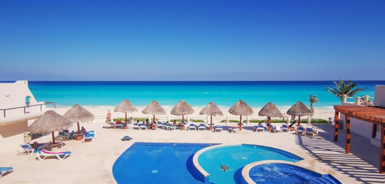 Villa Aurora Beautiful Beachfront Apartment Канкун Екстер'єр фото